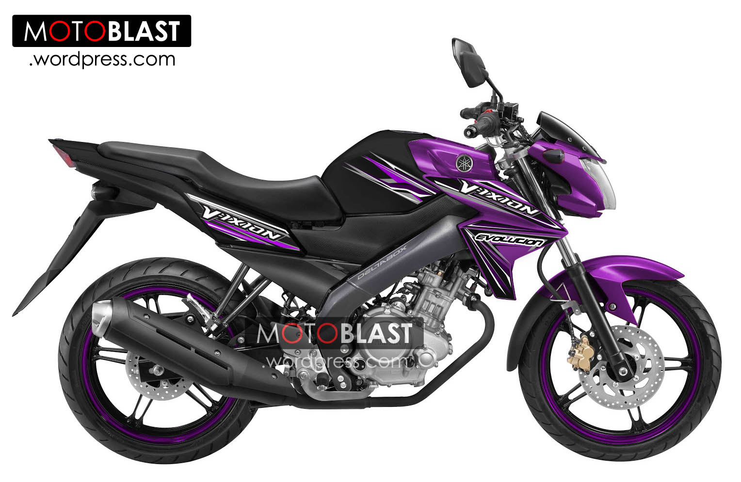 Modifikasi Vixion 2014 Warna Pink Terlengkap Sound Modif