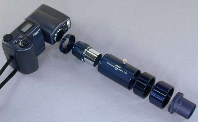 7 Components of Afocal Coupling the Nikon Coolpix 990 Digital Camera to a  Telescope