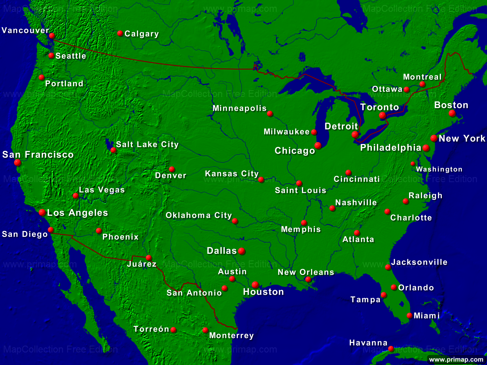 Primap National Maps