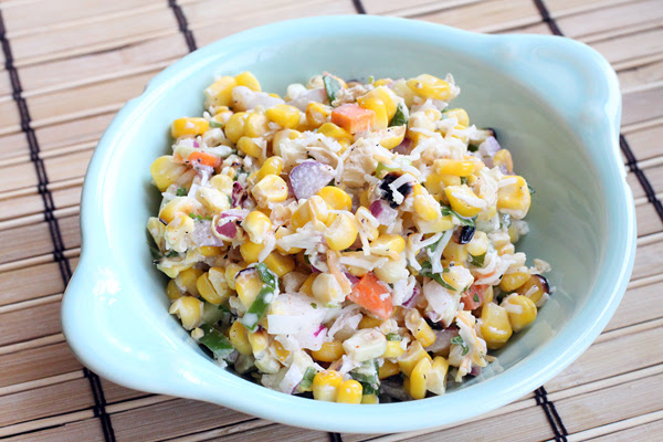 easy corn salad with Mayonnaise 