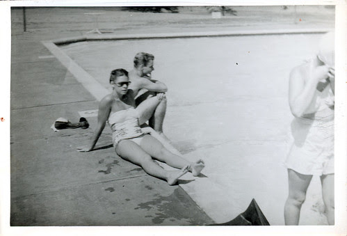 At the pool