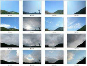 雲の様子はどのように変わっているだろう