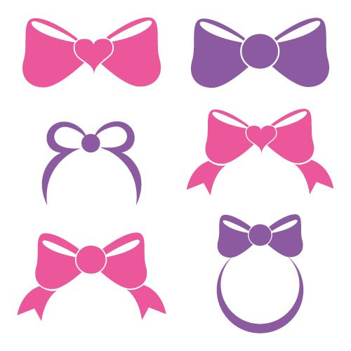 Download Free Bow Svg Cut File - DXF - EPS - PNG