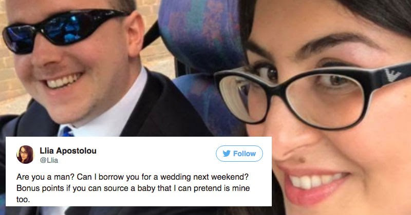 Guy takes a shot at girl on Twitter asking for wedding date, and they end up getting married a few years later.