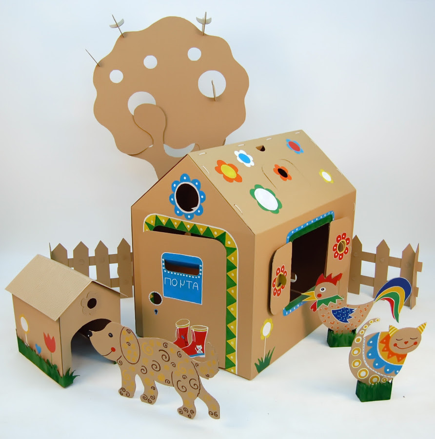 Cardboard house