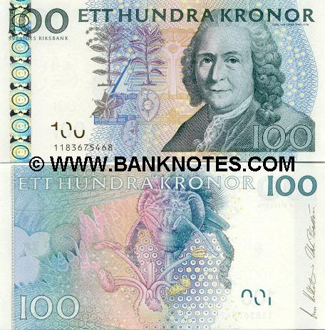 swedish currency outline