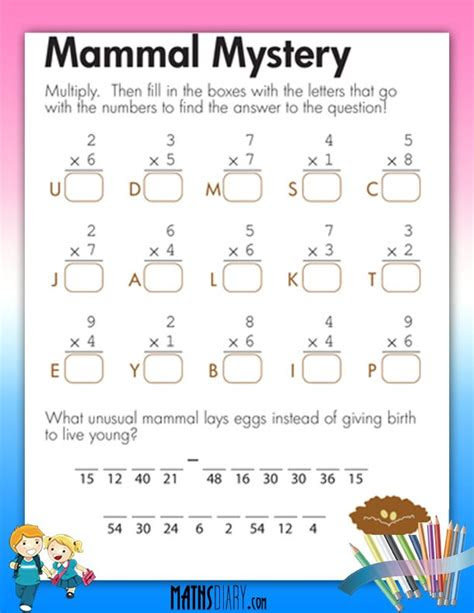  multiplication grade 2 math worksheets