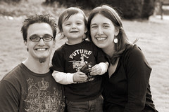 Family- soft b&w