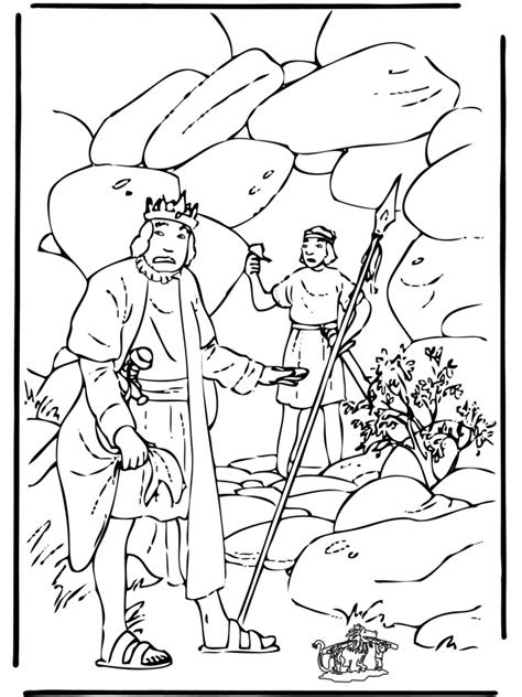 david und saul malvorlagen altes testament
