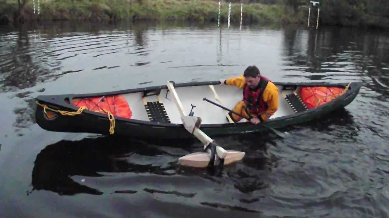 Canoe Outrigger float test.AVI - YouTube