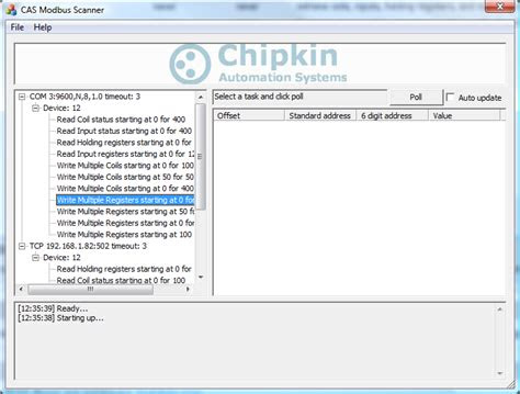 modbus scanner chipkin automation systems