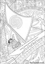Moana Coloring Pages On Coloring Book Info