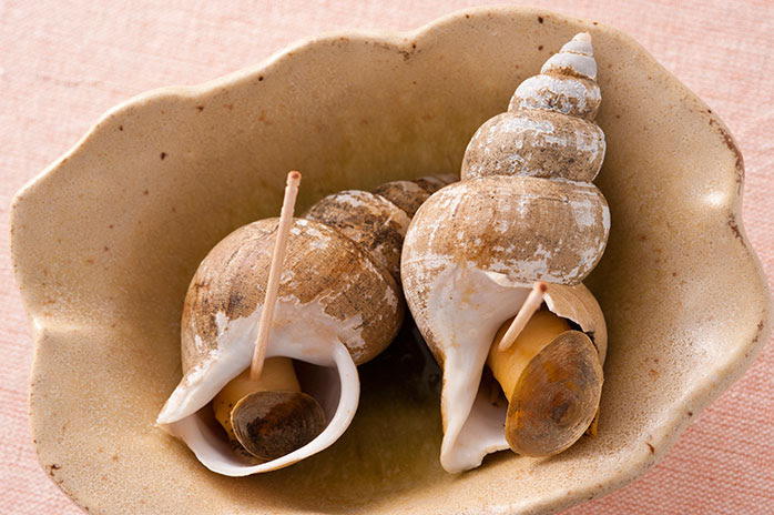 バイ貝の煮付け 今月のおうちごはん