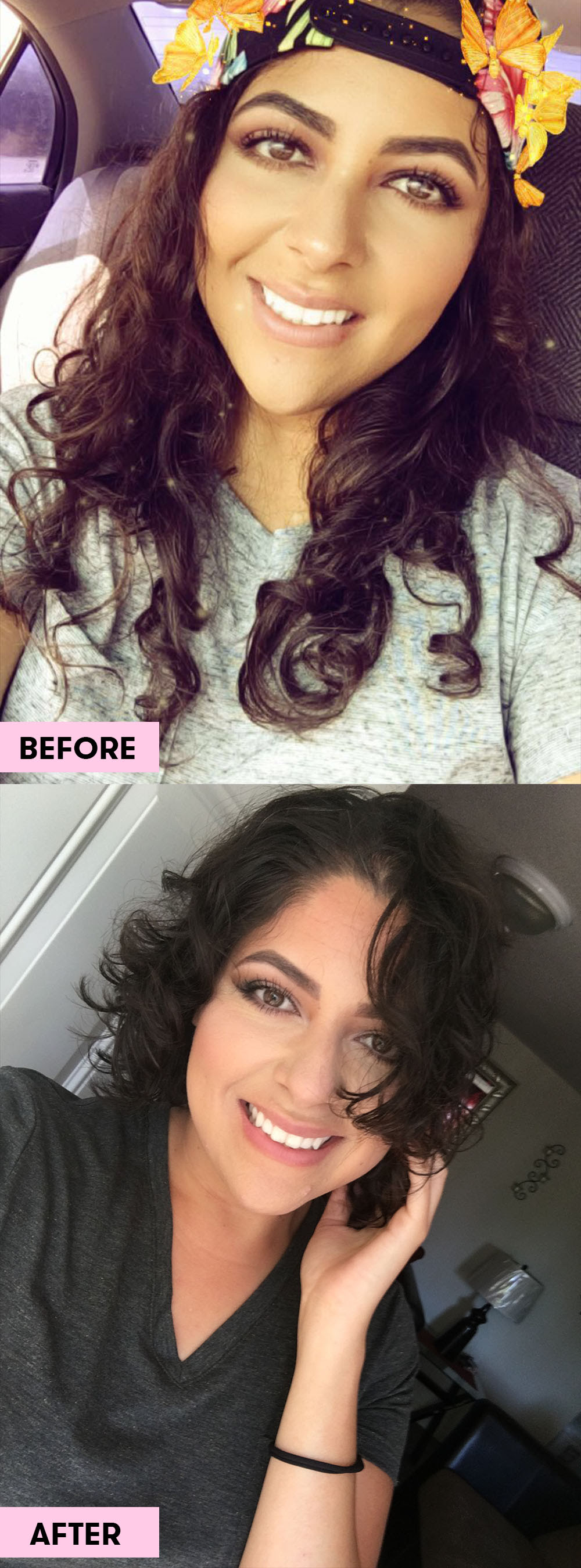 9 Girls Before and After Cutting Their Hair - Short Vs ...