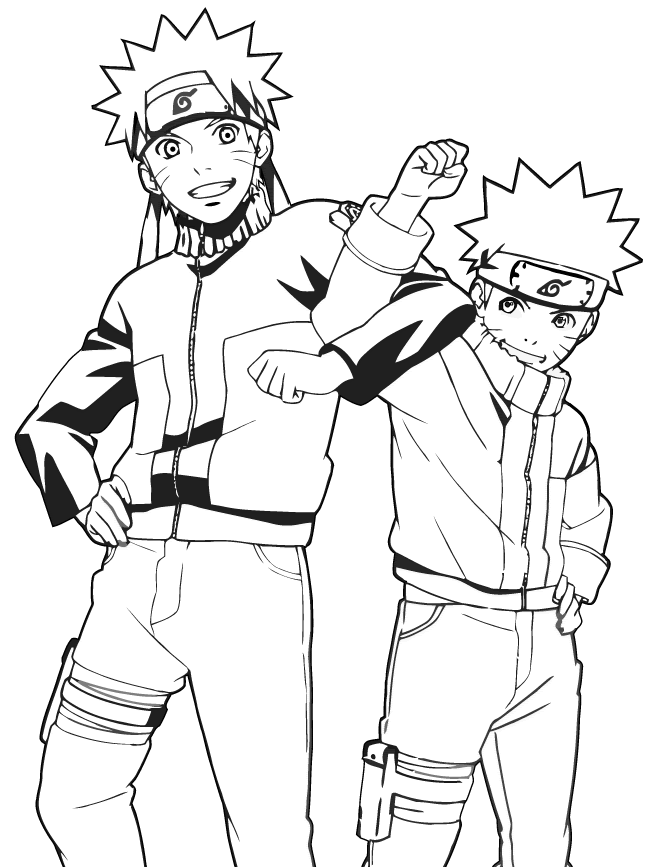 Download Naruto shippuden coloring pages to download and print for free