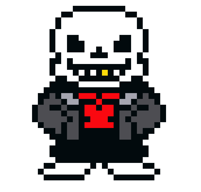 Underfell Sans | Pixel Art Maker