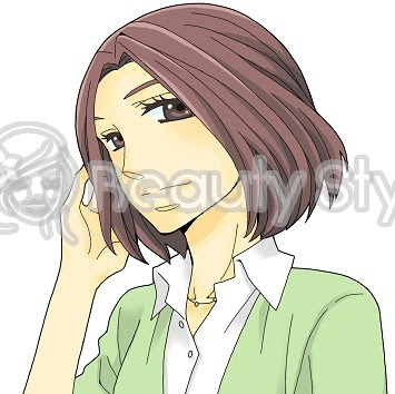 ボブ イラスト ヘアサロン 美容関連の無料イラスト素材 スタイルン