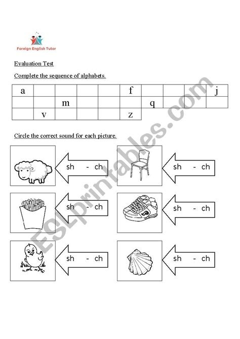  english test for kg2 esl worksheet by revert2007
