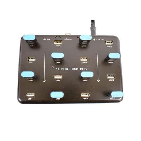 Battery power is one of those things that's always at a premium, especially when you're traveling and need to use one of the precious few power outlets at the airport to keep your device charged. Station de recharge Hub 16 ports USB pour HTC Vive Tracker