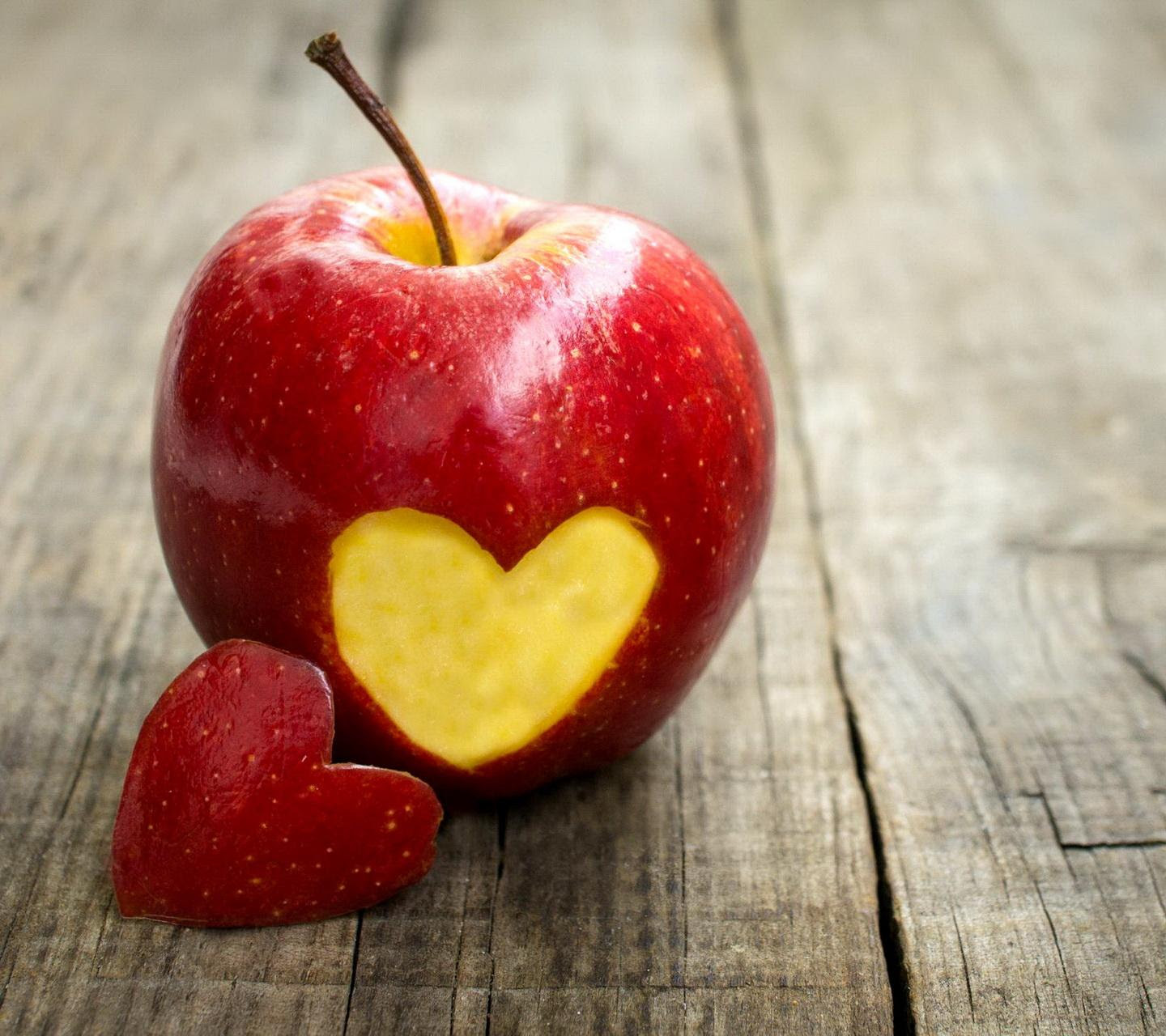 Download Love apple hd wallpaper Heart and rose hd wallpaper