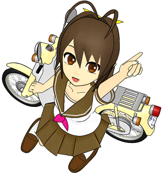 原付萌奈美ぷろじぇくと 原付 ツーリングクラブ モナミ