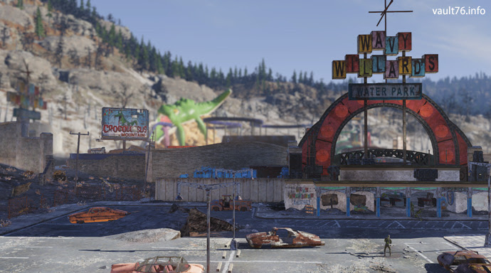ウェービー ウィラーズ ウォーターパーク Wavy Willard S Water Park Fallout 76 サバイバルガイド ぬかキャン