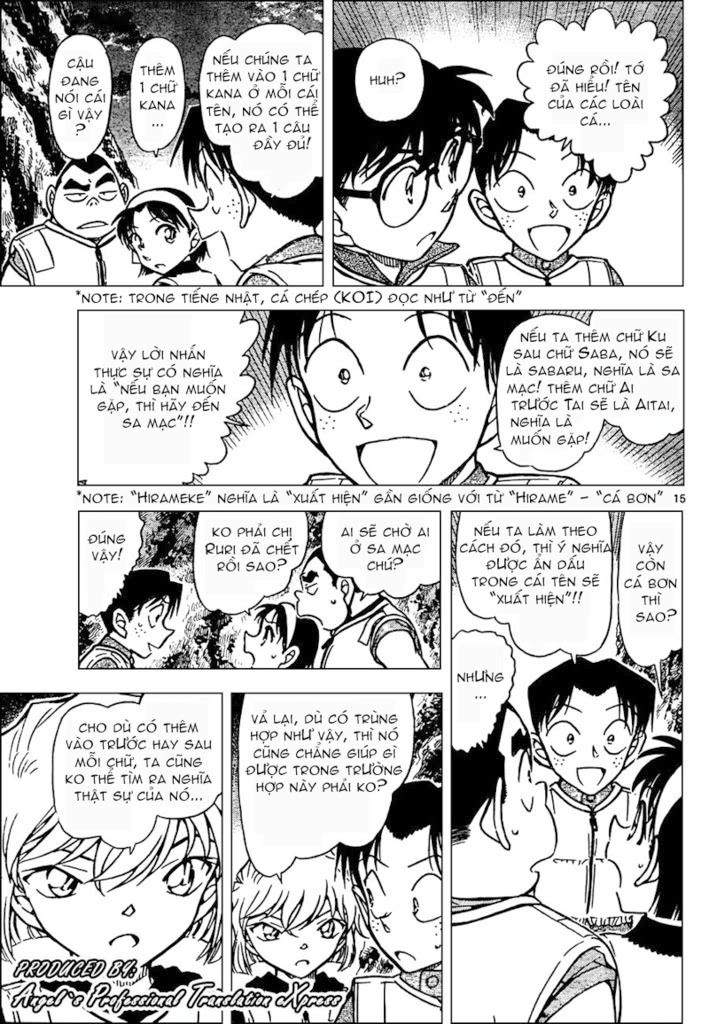 Conan 64 - Chapter 2 : Ý nghĩa những cái tên