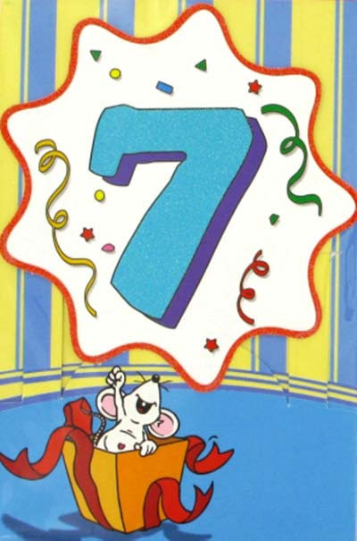 Carte Anniversaire 7 Ans