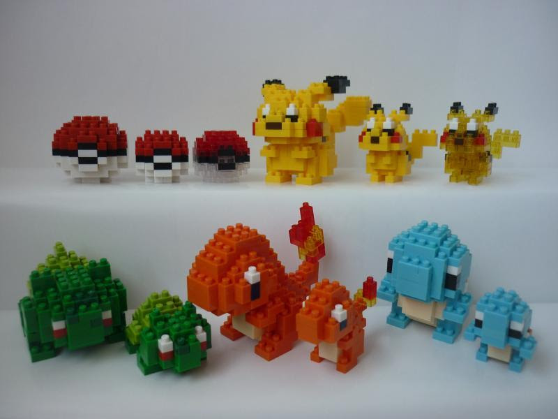 ぽけもん かふぇ ナノブロックミニ ポケットモンスターシリーズ 01