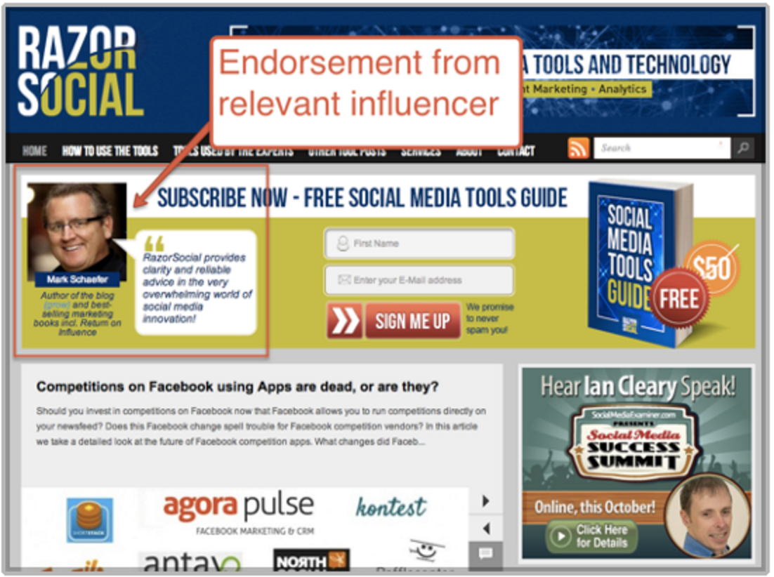 Razor-Social-landing-page