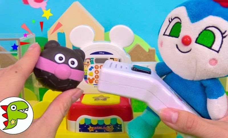アンパンマン おもちゃ アニメ コンビニでコキンちゃんが作ったパンを販売するよ たくさん買いに来たのはばいきんまん トイキッズ きっずユーチューブまとめサイト