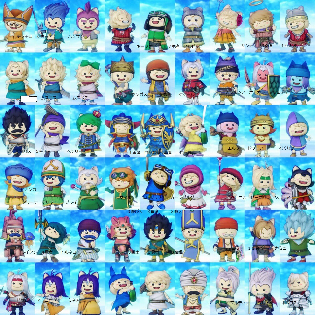 プクリポのドラクエ歴代キャラクターコスプレがかわいいと話題 エルおじ速報 ドラクエ10攻略まとめ