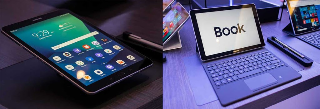 Samsung Galaxy Tab S3 y Galaxy Book