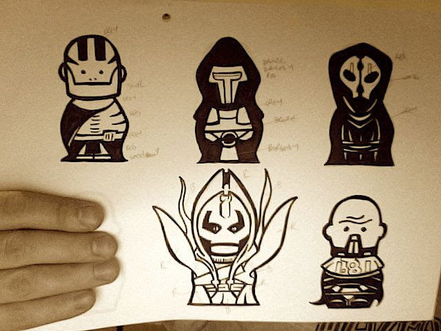 Sketching the Dark Side
