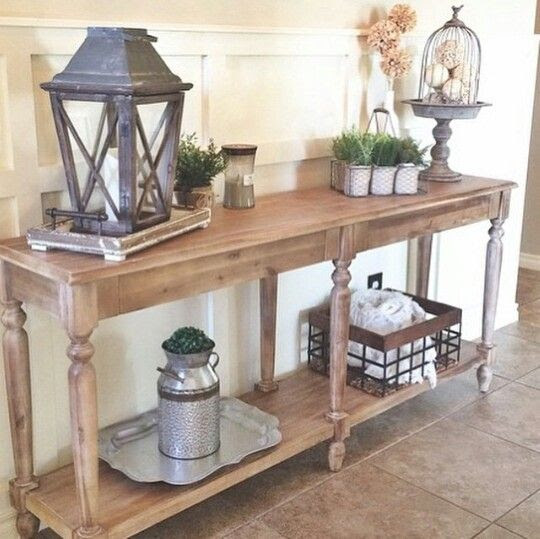 How To Decorate A Console Table / Styling A New (To Me) Console Table - Emily A. Clark - This gallery main ideas small narrow table, decorate a console table, long entryway ideas, long narrow entryway ideas, how to decorate a console, long.