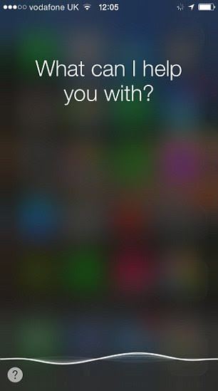 Apple's Siri (pictured) already uses context to answer questions, and digital twins could take this a step further to learn about how a person thinks