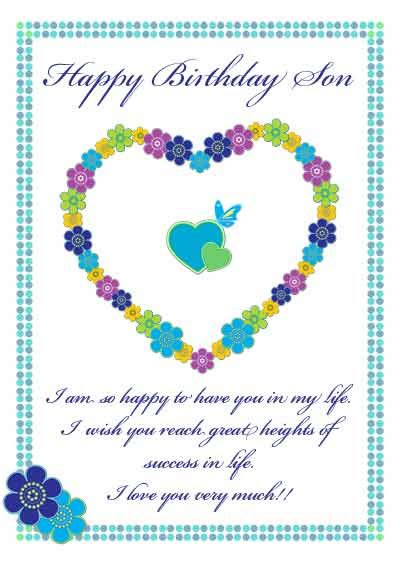  free printable birthday cards for your son or daughter