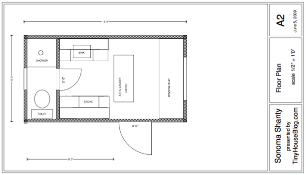 A closer look at the Sonoma Shanty tiny house plans | Tiny House ...