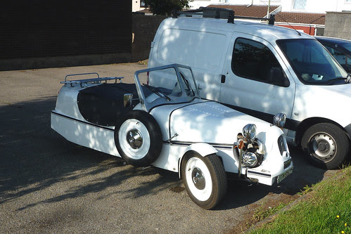 Citroen 3 Wheeler. Citroen Three Wheeler parked in Caerphilly