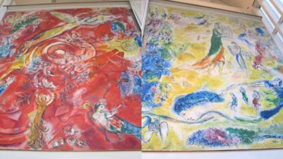 Murals at the New York Metropolitan Opera