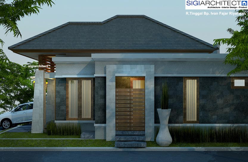 Desain Rumah  Type  54  60 Rumah  Bali Modern