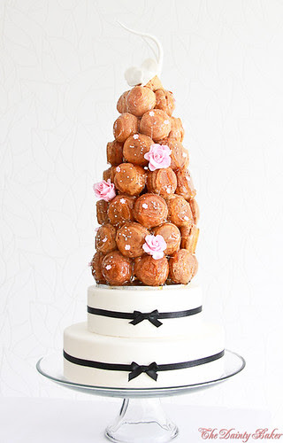 Croquembouche wedding cake-13
