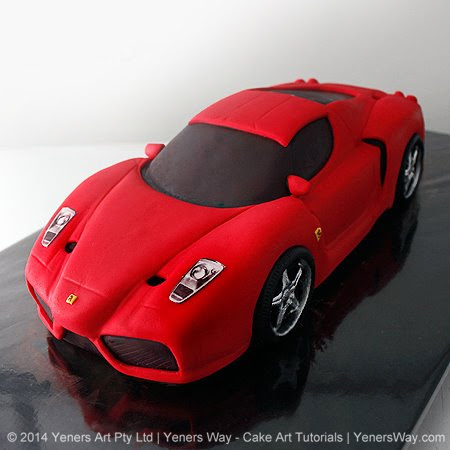 3D Ferrari Enzo Car Cake