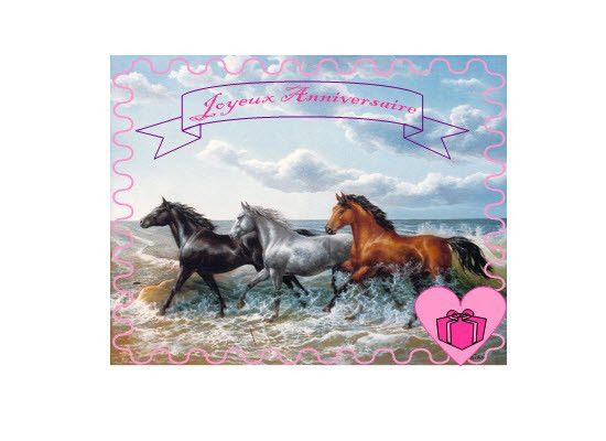 Carte Anniversaire Cheval Fille Sherril