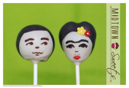Cinco De Mayo Cake Pops: Frida Kahlo & Diego Rivera