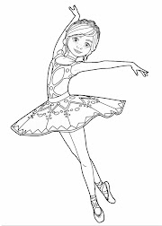 Malvorlage Ballerina Zum Ausmalen
