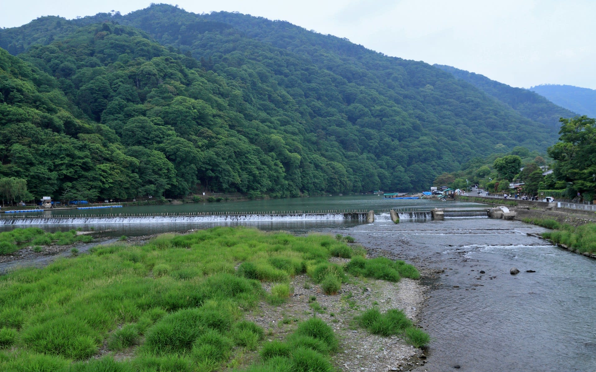 12年濃緑の京都 嵐山の壁紙その1 計23枚 壁紙 日々駄文