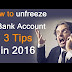  Bank Account frozen - How to unfreeze a Bank Account - 3 Tips for 2016