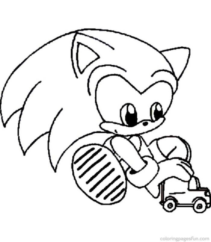 baby sonic coloring pages  clip art library