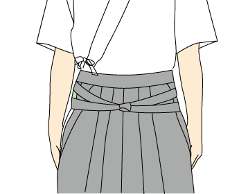 弓のきこなし 袴の着方 男性版